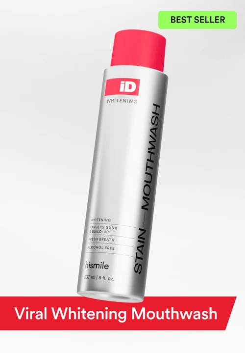 Best seller iD Stain Whitening Mouthwash bottle